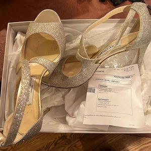 Jimmy Choo Emily glitter sandal